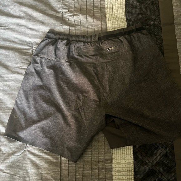 Grey Lululemon 7in Shorts - Picture 2 of 3
